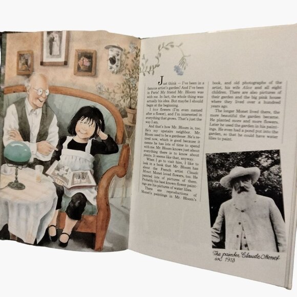 Linnea in Monets Garden Anderson Bjork Hardcover Dust Jacket - Picture 3 of 9